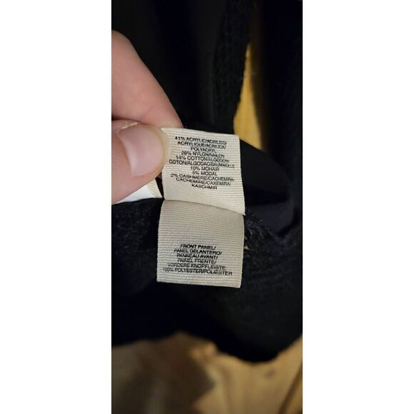 NWT Rachel Roy black long-sleeved cashmere sweater - Picture 6 of 7